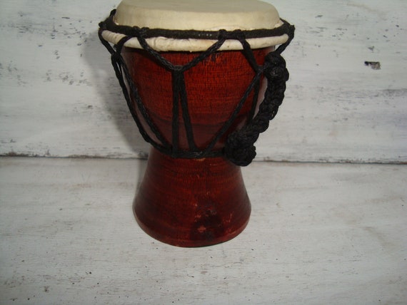 Drum, Gift idea, Collectible, Vintage decoration,Wooden drum, Mini drum, Handmade drum, Hand drum, Vintage musical instrument