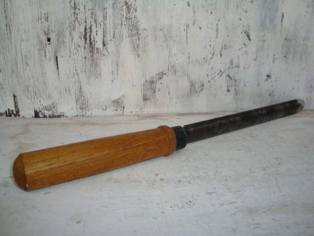 Chisel, Vintage Wooden Tool, Woodworker Carpenter Tool, Woodcarving ...