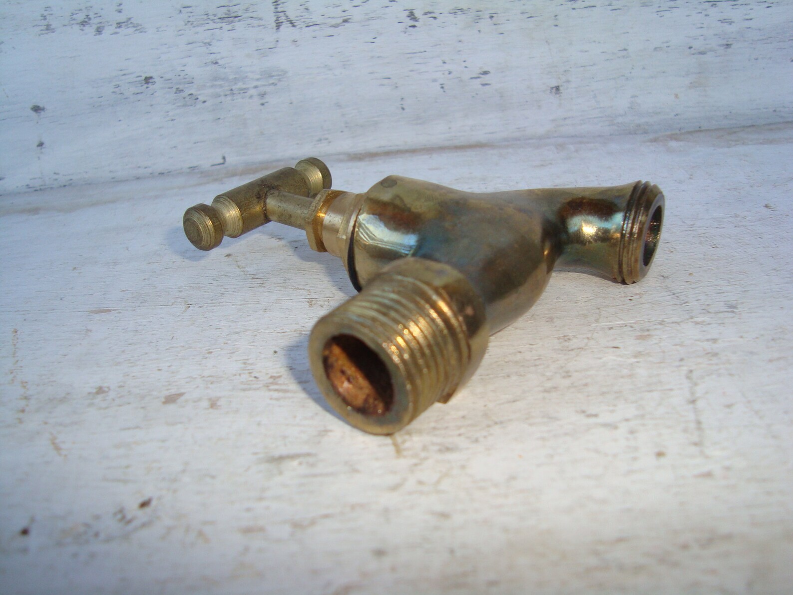 Vintage Brass Water Tap - Old Water Tap 1960s - Vintage Brass Water ...