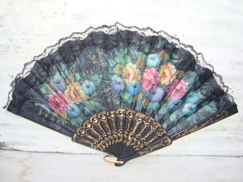 Spanish Style Fan,gift Elegant Hand Held Fan Beautiful Design Hand Fan