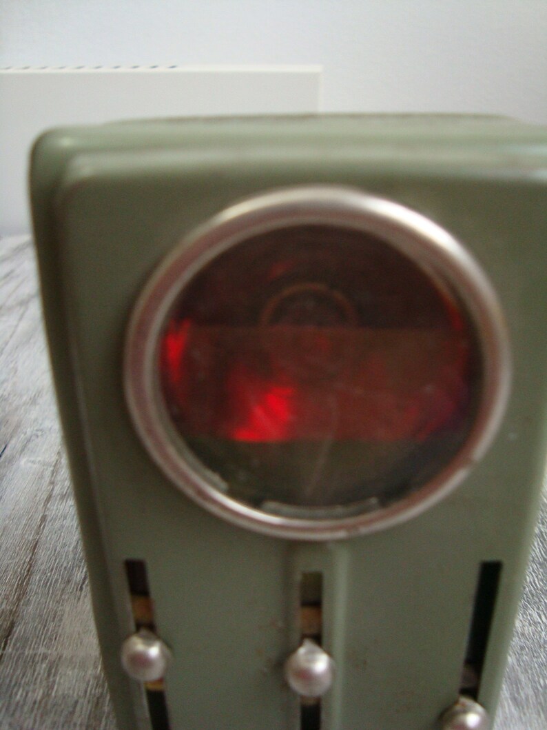 Home decor USSR Army signal 4 Colors 1970/'s Green Old Railroad Signal Military Green Vintage Metal Pocket Flashlight Camping lantern