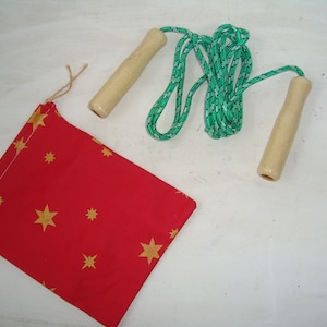 Jump Rope , skipping rope with wooden handles ,   jump rope party favor, outdoor game, jump rope,gifts,gift