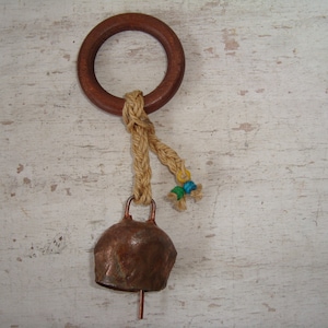 Hanging Bell, Door Chime Champagne Color, Door,Hanging Bell,Hanging copper Bell , Feng Shui, door chime, doorbell ,housewarming ,gift,gifts