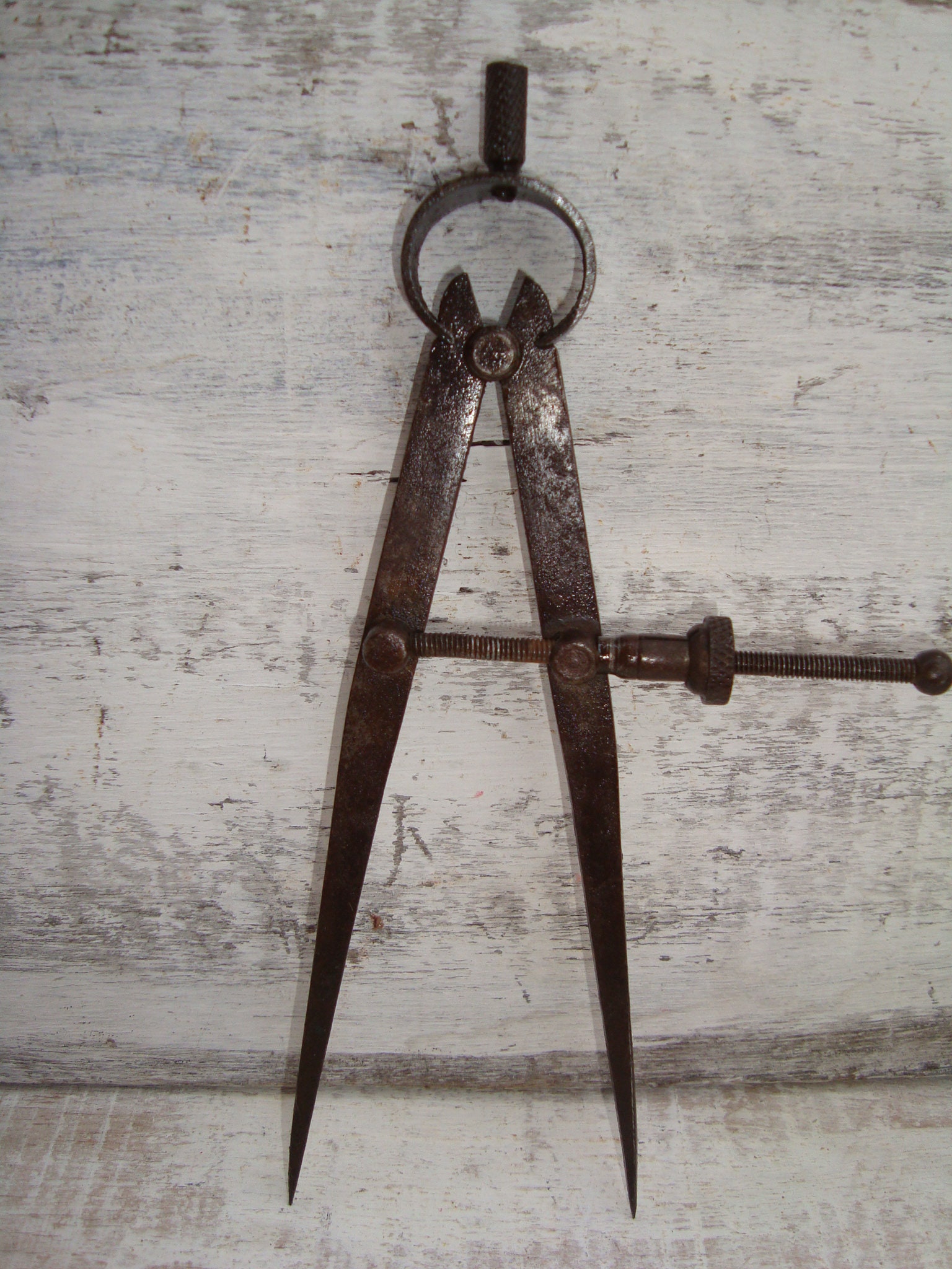 antique drafting compass