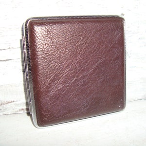 Portasigarette braun in stile vintage - Custodia per sigarette in stile vintage Accessorio per fumatori - Custodia per sigarette - Regalo per fumatori
