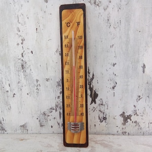 Vintage Thermometer - Thermometer - Holz Thermometer - Innen Thermometer Außen Thermometer - Wand Thermometer,gifts,gift