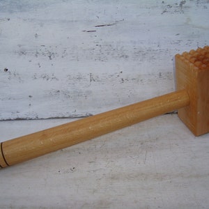 Vintage wooden - Wood hammer for steaks - A wooden hammer for meat,Gifts