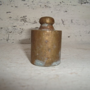Vintage ,Balance weight, Solid iron weight, brass scale weigh 200 grams, Weight scale balance, Weighing tool