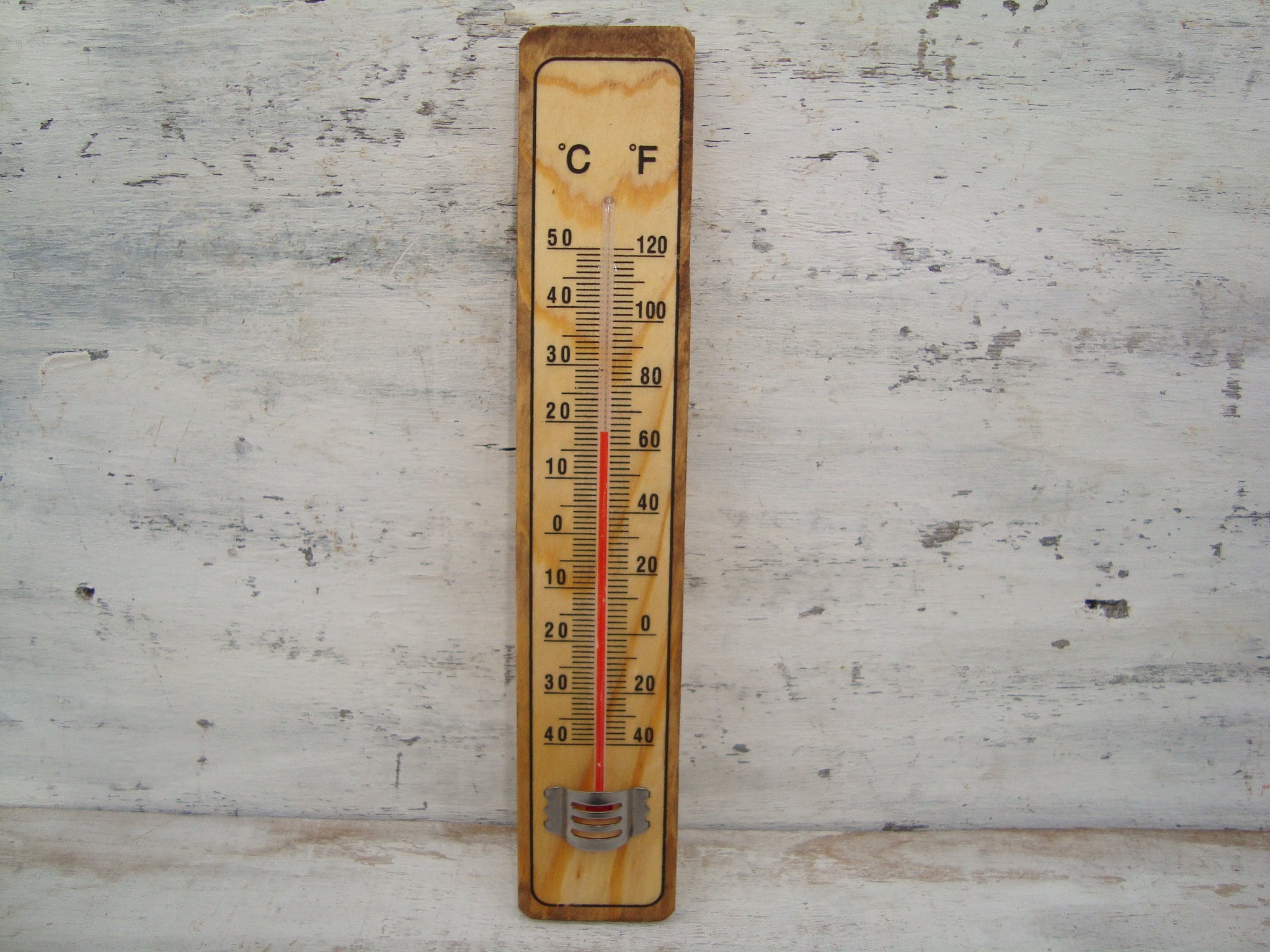 Vintage TEL-TRU ROOM THERMOMETER Germano-Simon Co Case Dashboard