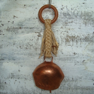 Hanging Bell, Door Chime Champagne Color, Door,Hanging Bell,Hanging copper Bell , Feng Shui, door chime, doorbell ,housewarming gift