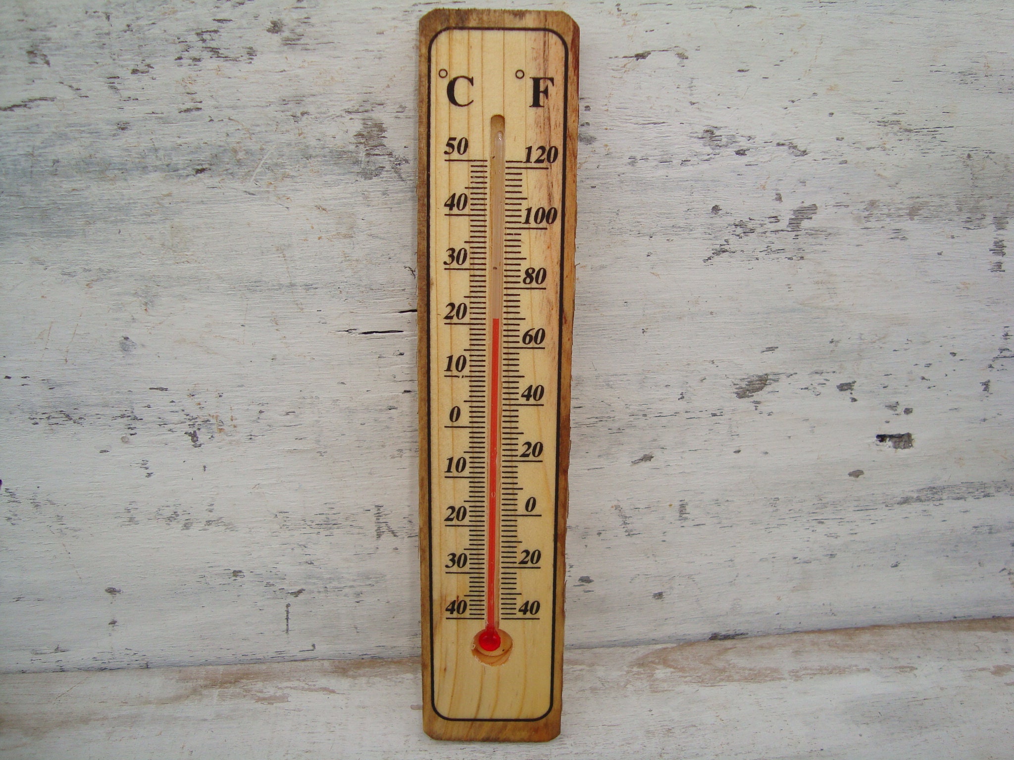 Vintage Thermometer Wood Old Thermometer Wooden Thermometer Indoor  Thermometer Outdoor Thermometer Wall Thermometer -  Sweden