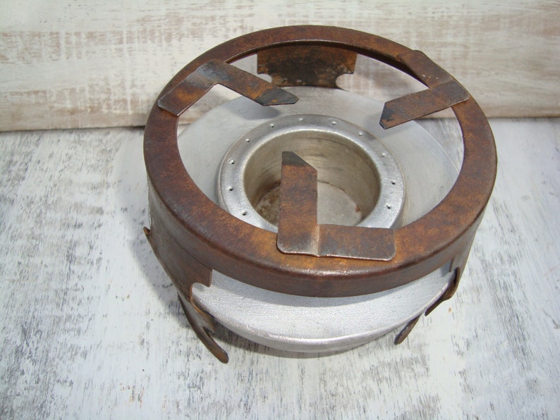Retro Spirit Stove School Spirit Stove Camping Stove, Lab Spirit Burner Metal Spirit Stove Alcohol Stove Vintage Spirit Stove