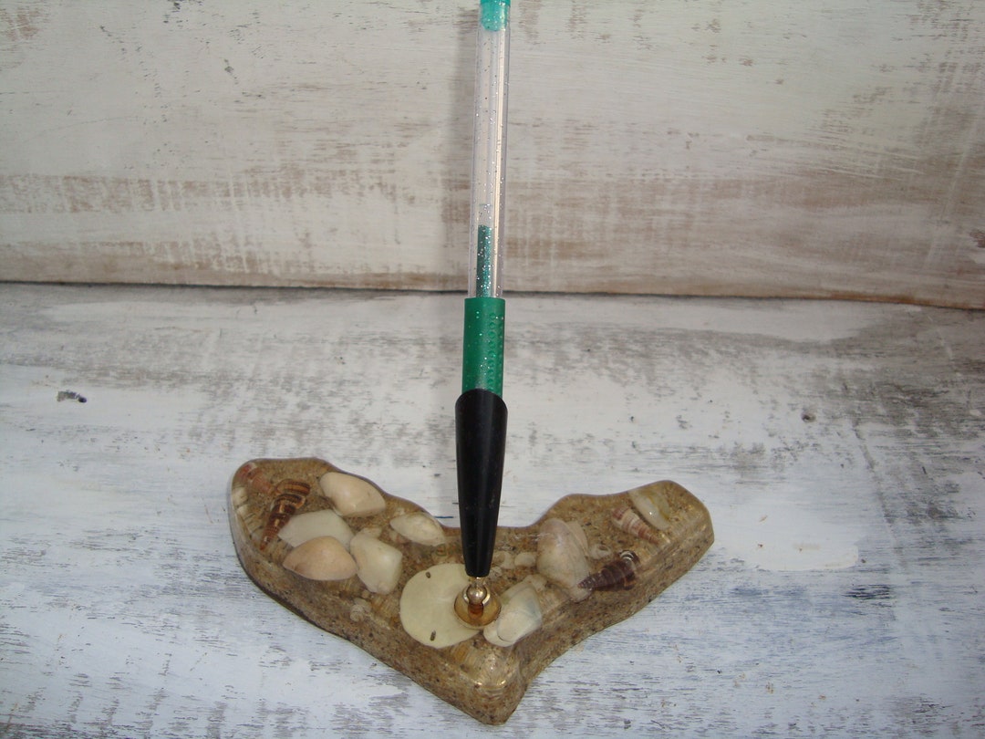 Shell Desk Stand Stand for Chemical, Shells, Sea Sand, Gift, Desk, Original Gift. - Etsy
