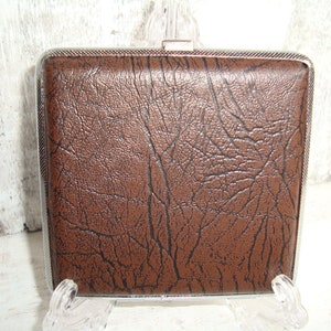 Portasigarette braun in stile vintage - Custodia in stile vintage - Custodia a doppia faccia - Accessorio per fumatori - Custodia per sigarette - regalo per fumatori