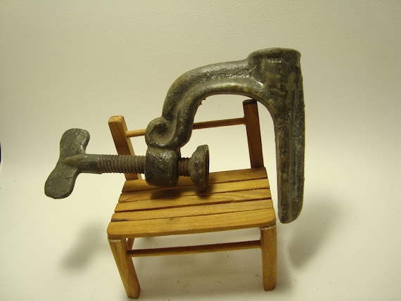 Vintage cast clamp, Big clamp,cast Iron clamp, Adjustable clamp, Big vulcanizer clamp, Tire repair clamp, Hand press clamp, Vulcanizer clamp