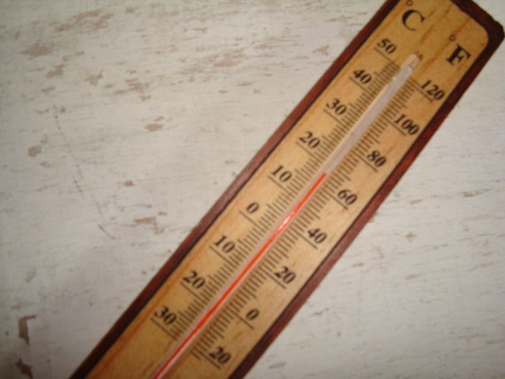 Vintage Thermometer Thermometer Holz thermometer Indoor Thermometer Outdoor Thermometer  Wand thermometer -  Österreich