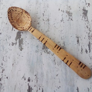 Vintage Wooden Spoon, Wooden Ladle, Wooden Dipper, Soup Ladle, Primitive Ladle, Wooden Utensils, Bulgarian Wooden Ladle.