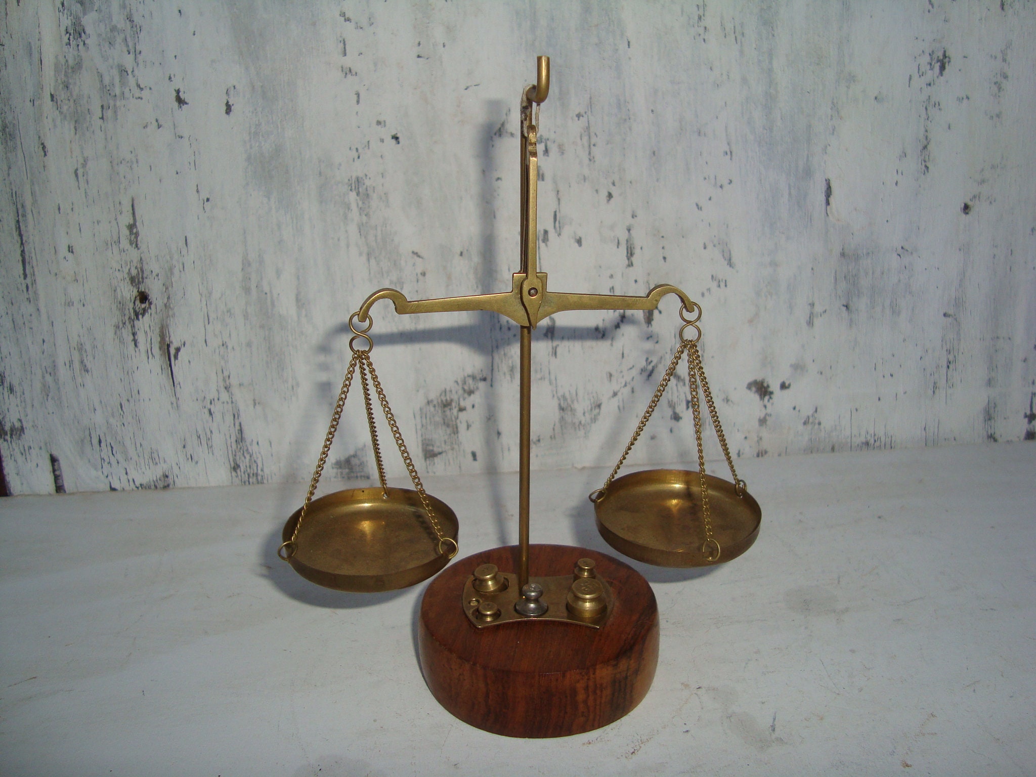 Small Brass Weight Scale Miniature Vintage Balance Scales Retro Balance  Scale
