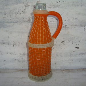 Vintage gewickelte Flasche, Vintage dekorative Weinflasche, Alkoholflasche, Küchendekoration, Weinglasflasche, perfekt für Sammlungen und Geschenke