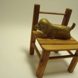 Messing Hundestatue.  Figur - Hund Vintage Hund.  Strafverfolgungsgeschenk - Sammlerstück Messing Hund - Vintage Messing Hund 30&#39;er Jahre