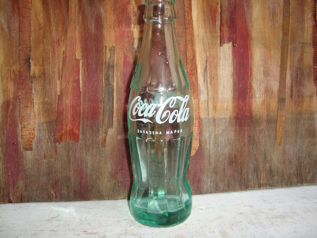 Vintage Bottle Coca Cola Bottle Old Coca Bottle Green Glass Rare