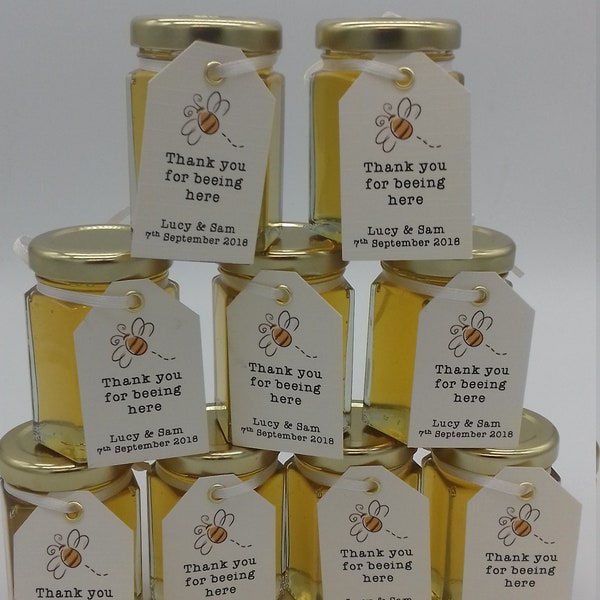 Personalised Honey Wedding Favours, All hives are in Liverpool