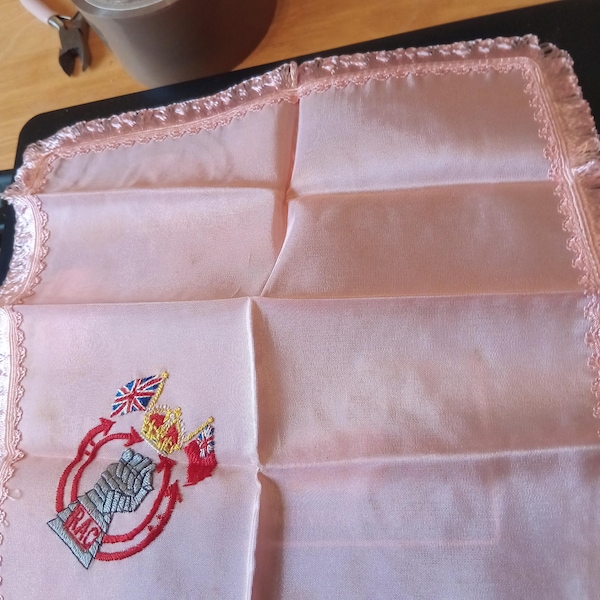 WW2 RAC sweetheart handkerchief
