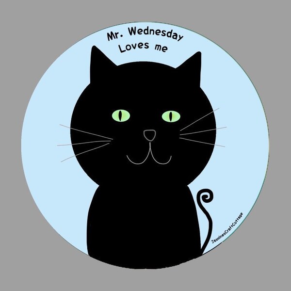 Mr. Wednesday Loves Me sticker