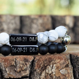 magnetic couples bracelet adjustable braided bracelet lover magnetic bracelet set matching friendship bracelets set of 2 relationship gift