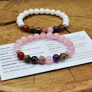Fertility bracelet crystals clearance