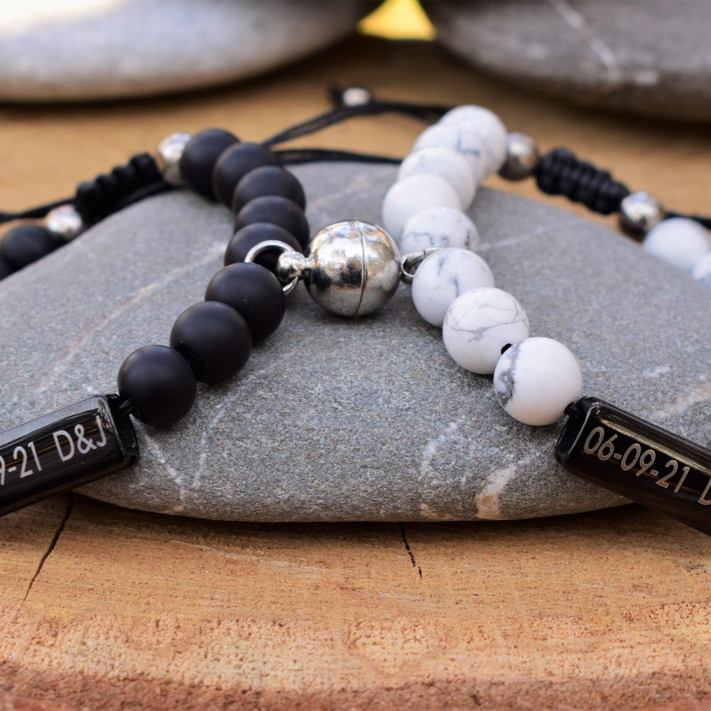 Magnetic Couple Bracelet - Etsy