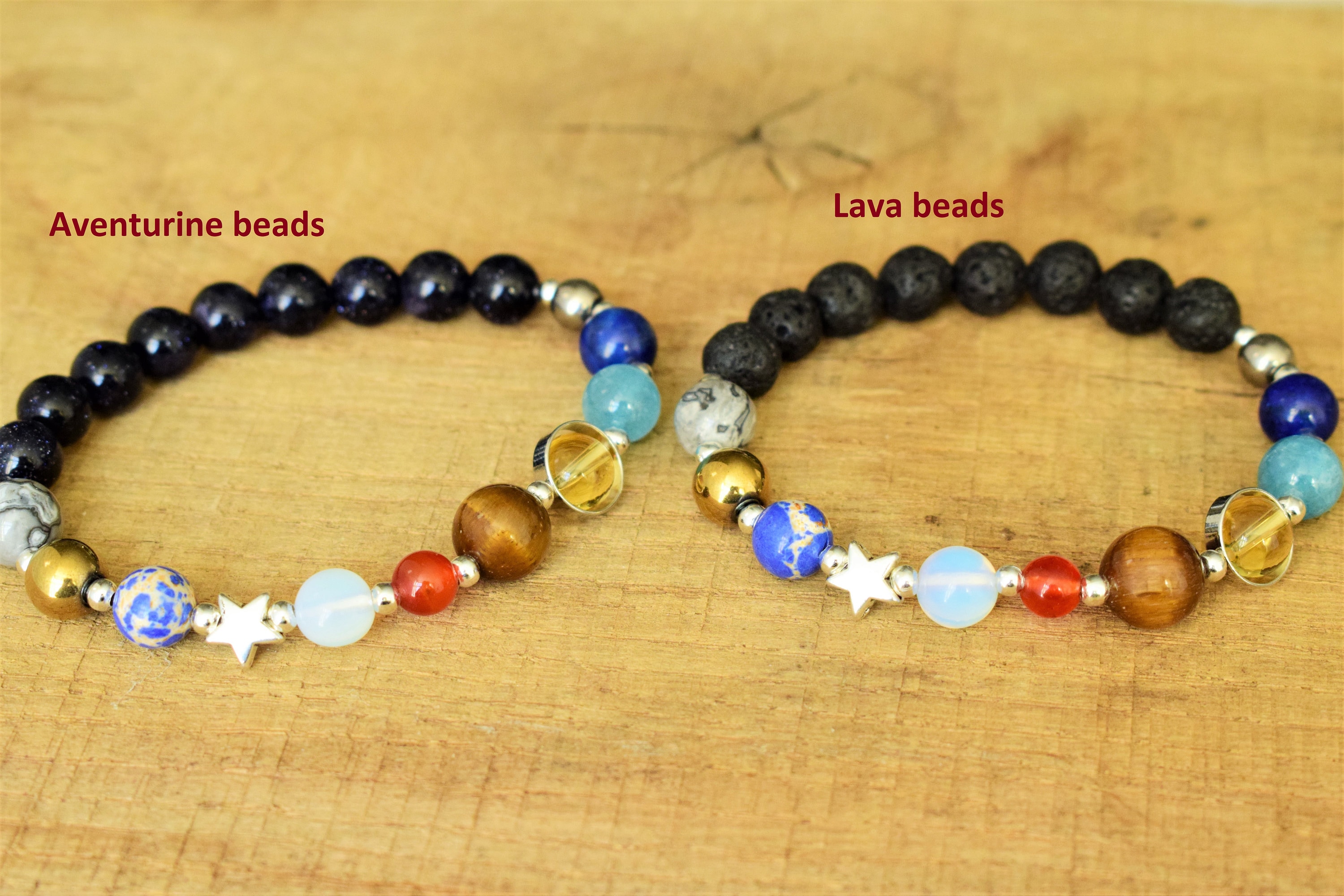 Solar System Bracelet Galaxy Bracelet Outer Space Jewelry Etsy