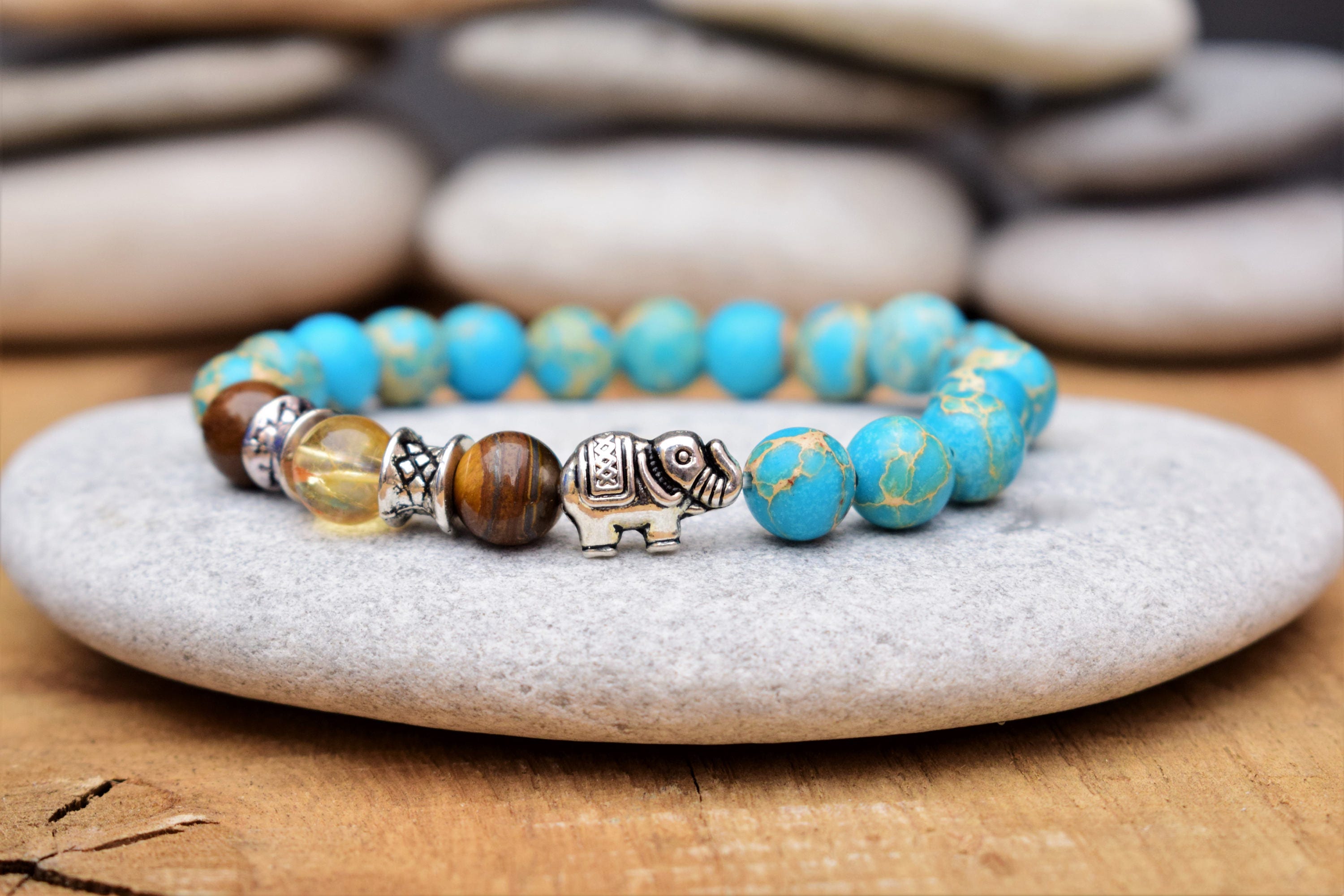 Blue elephant best sale bracelet