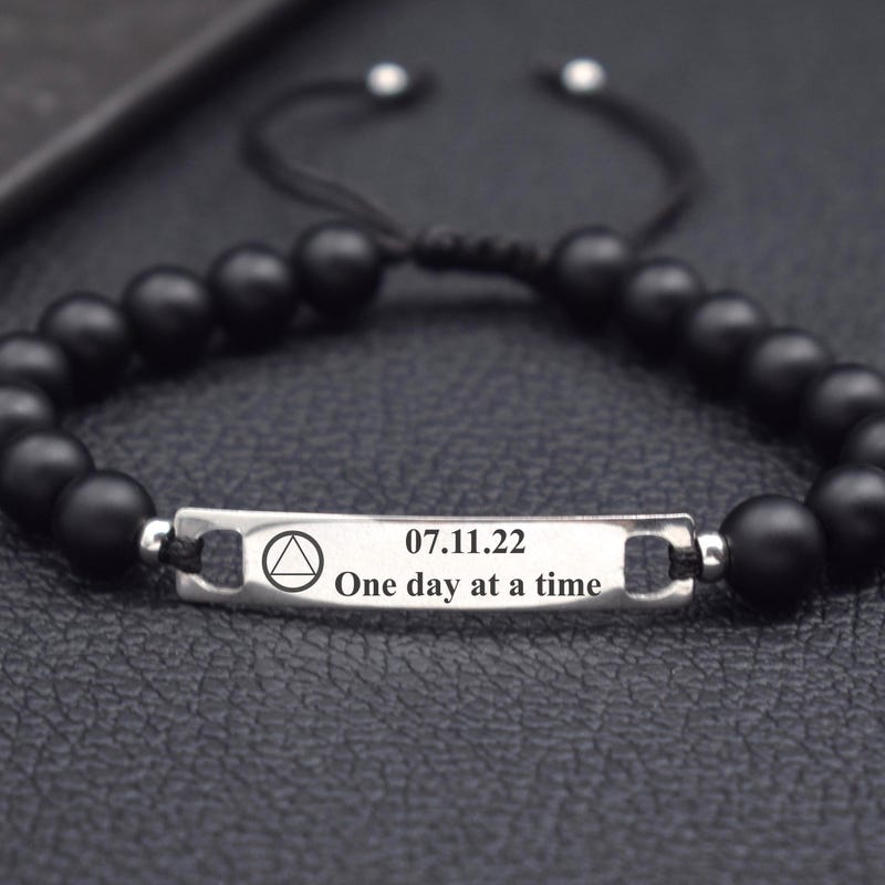 Aa 1 Year Bracelet Etsy UK