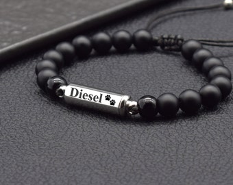 Custom Cremation Jewelry Ashes Bracelet Urn Cremation Bracelet Pet Loss of Dog Cat Remembrance Pet Memorial Gifts Ashes Keepsake Locket