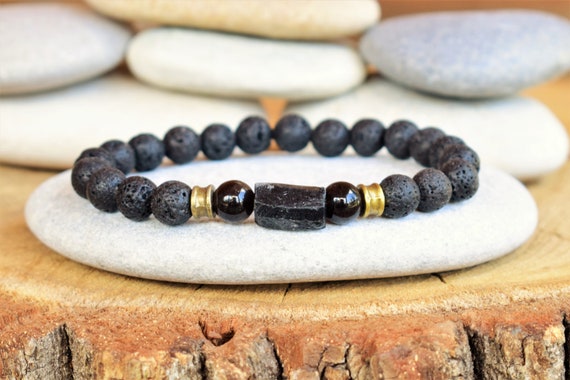 Black Tourmaline crystal bracelet - Guard your energies | Box2Joy