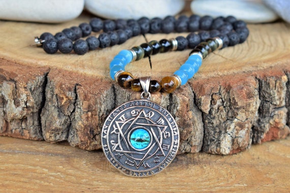 Magic Pentacle Pagan Necklace Wiccan Pentagram Pentacle Occult