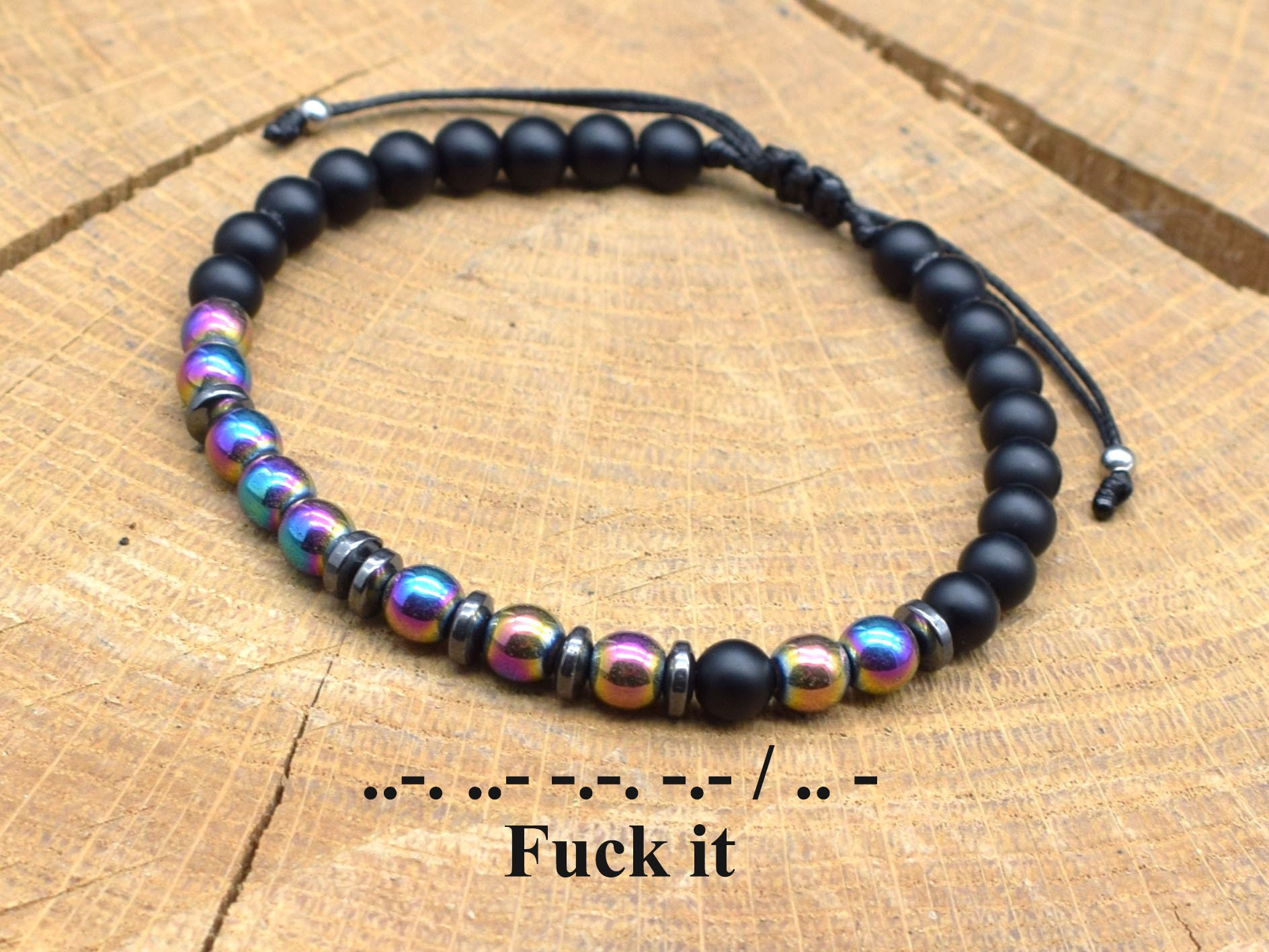 RareLove New Beginning Gifts For Women Morse Code Beaded