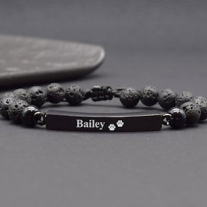 Cremation Bracelet Pet Memorial Jewelry Ashes Keepsake Loss of Pet Paw Print Bracelets Cat Loss Gifts Urn Charm Bracelet Dog Ashes Bracelet
