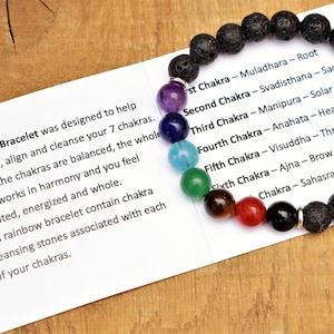 lava bracelet 7 chakra bracelet energy bracelet chakra balancing bracelet healing chakra jewelry 7 chakra stone yoga wrist mala bracelet