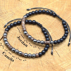 Couples Bracelet Morse Code Custom Name Secret Lover Gift Inspirational Secret Message Meaningful Gifts Him Boyfriend  Friendship Bracelet