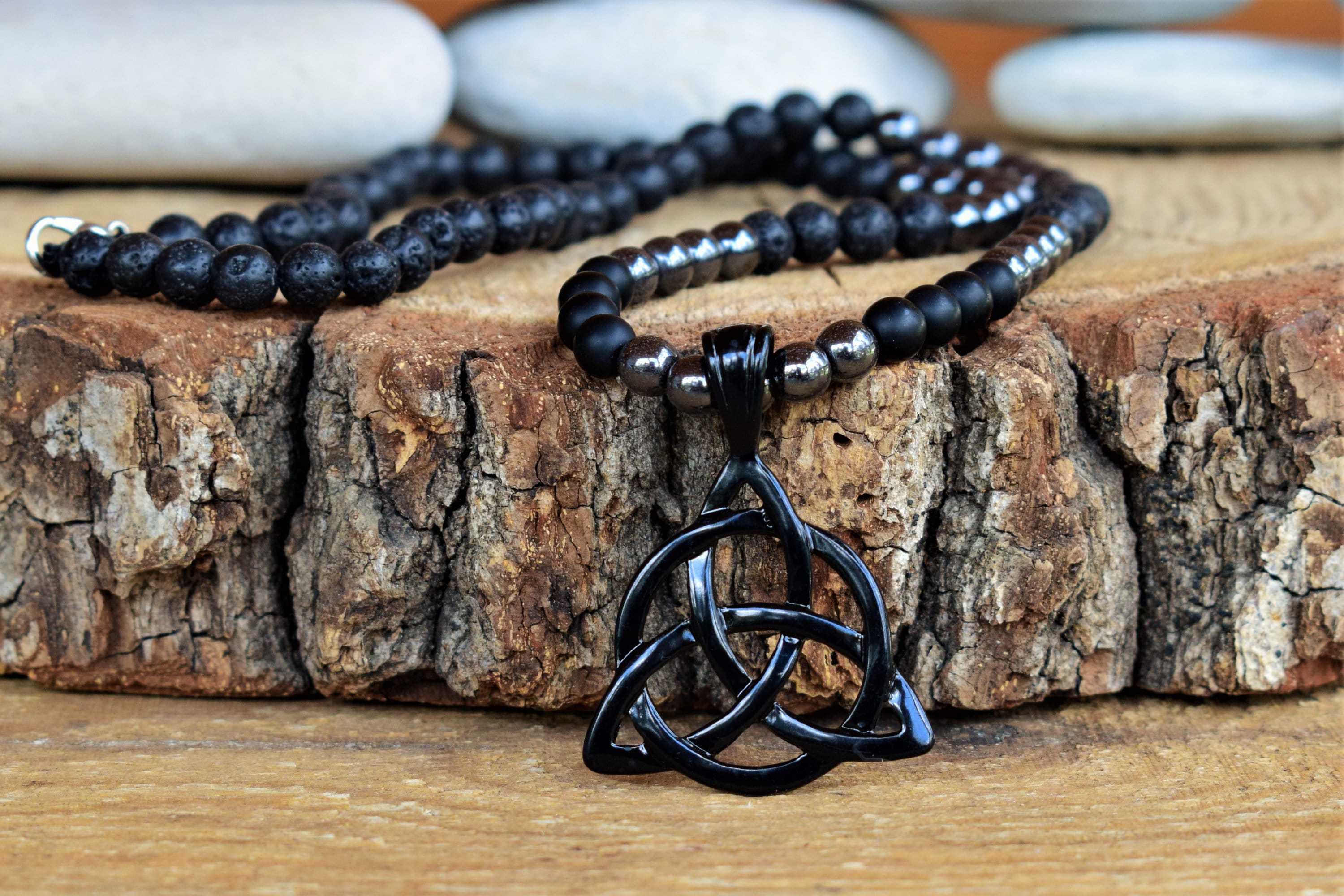 celtic trinity knot necklace spiritual necklace irish necklace christian inspirational gifts mens trinity knot pendant celtic knot jewelry