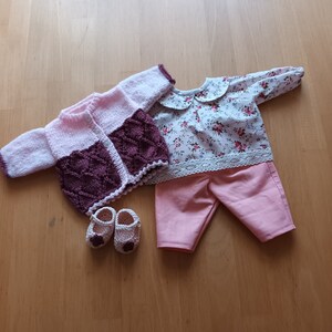 Set of doll clothes.