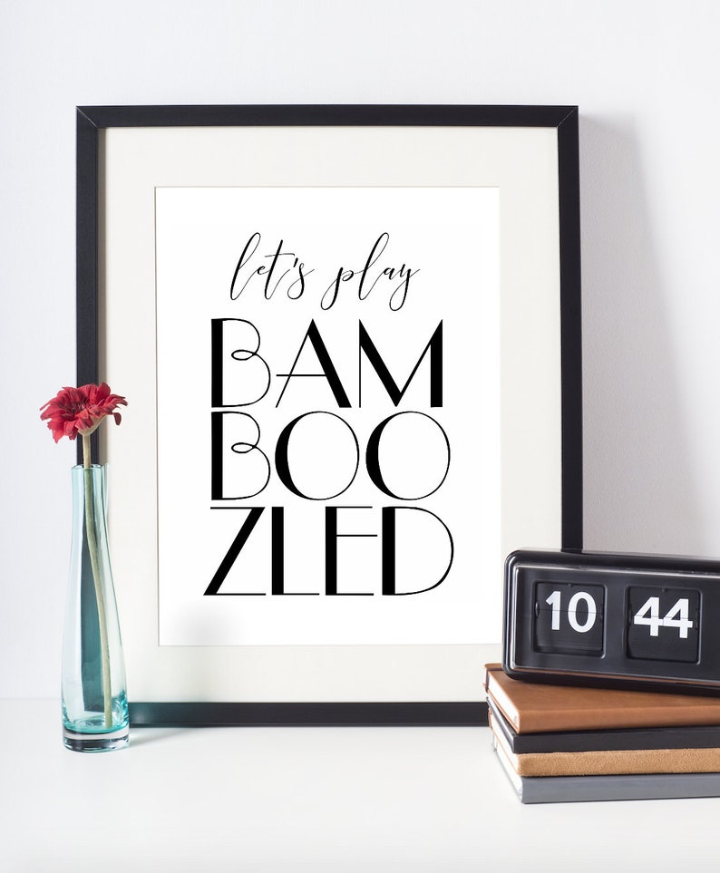 Friends TV Show, Bamboozled Print, Wall Art, Home Decor, Gallery Wall