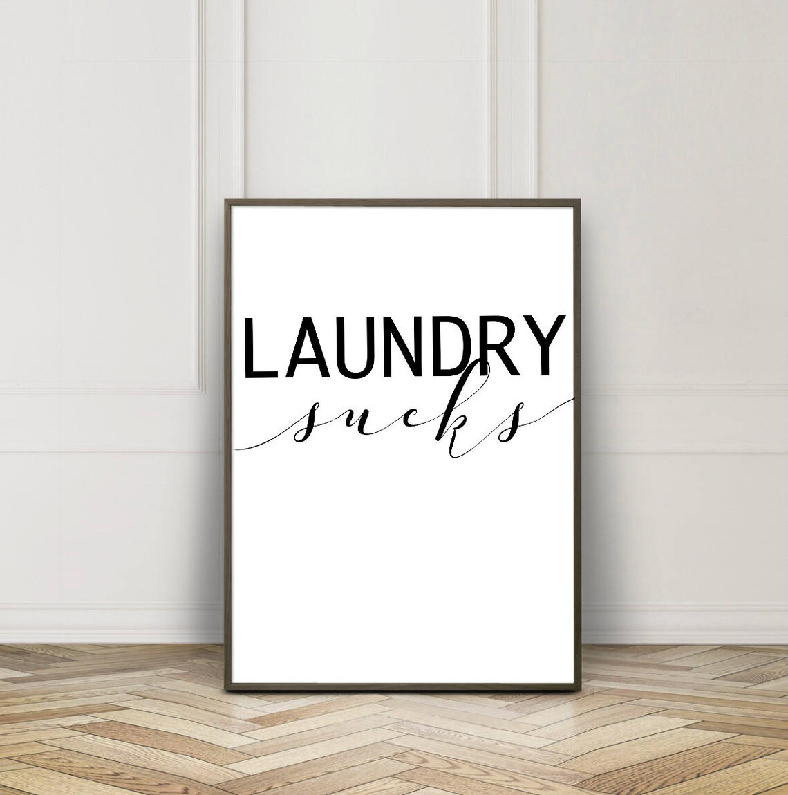 Laundry Room Funny Printable Wall Art Home Decor | Etsy