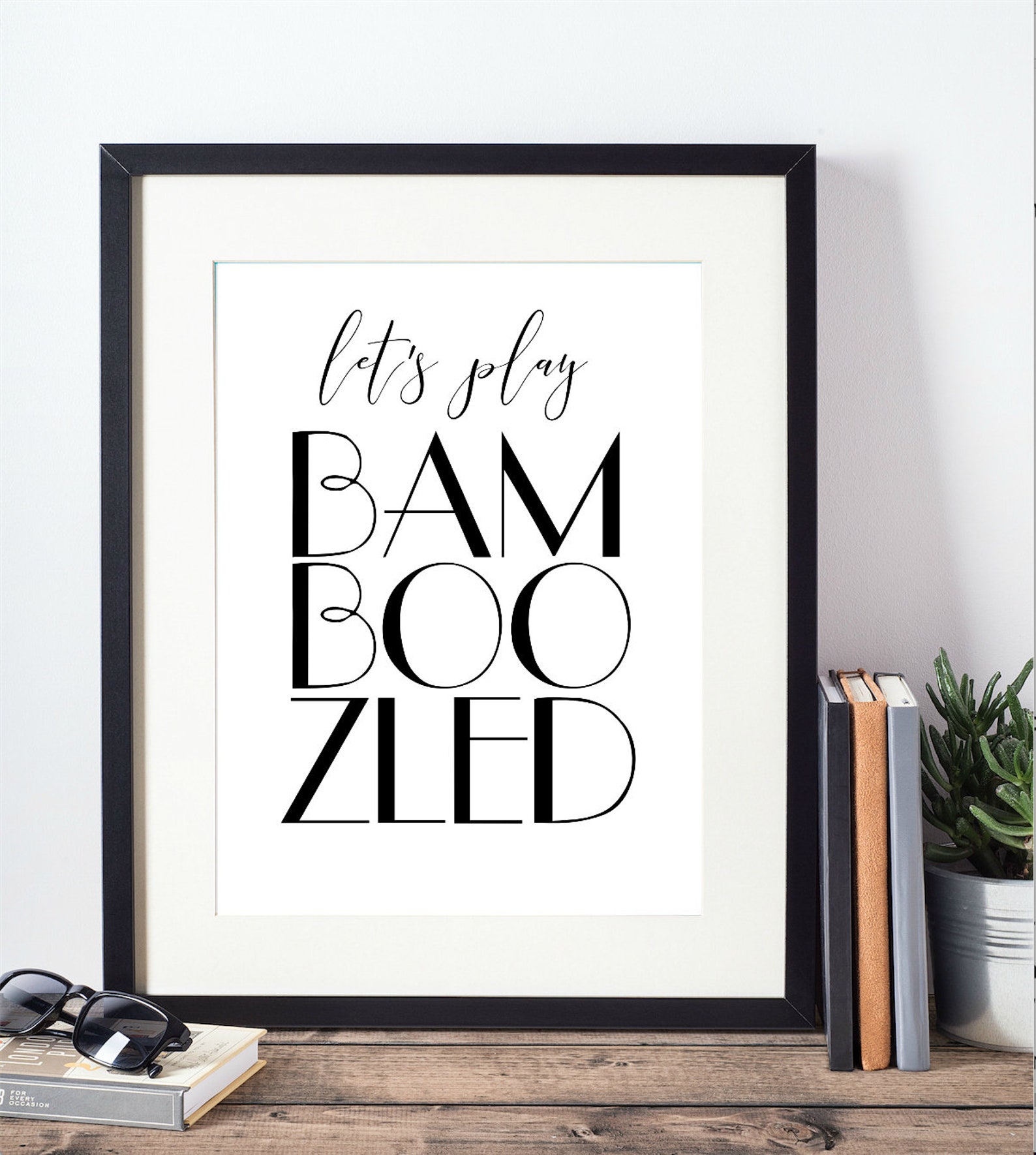 Friends TV Show, Bamboozled Print, Wall Art, Home Decor, Gallery Wall