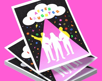 Funky Music Wall Art - Little Rain Cloud Poster Print | Aesthetic Music Decor | A5–A1 Sizes | Music Lover Gift