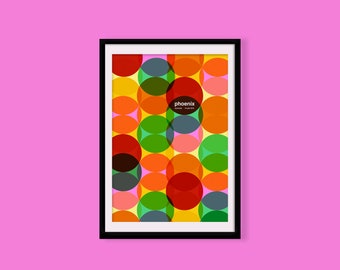 Bankrupt - Wall Art Print | Music Pop Indie Gig Poster | Graphic Design | A4 French