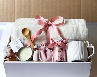 Self-Care-Paket für Sie | Thinking of You Geschenkbox für Frauen | Sympathy Care Paket für Sie | Entschuldigung für Ihren Verlustkorb, Senden von Umarmungen