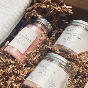 Pamper Gift Box Thinking of You Care Box Gift Set For Her Spa Gift Set Care Package For Her Rose Beauty Box Mental Health Box image 1